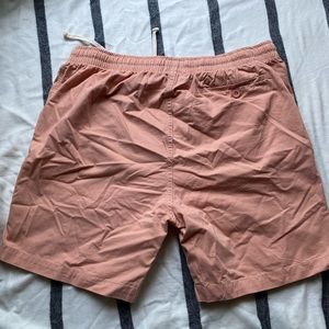 Men’s peach colored shorts